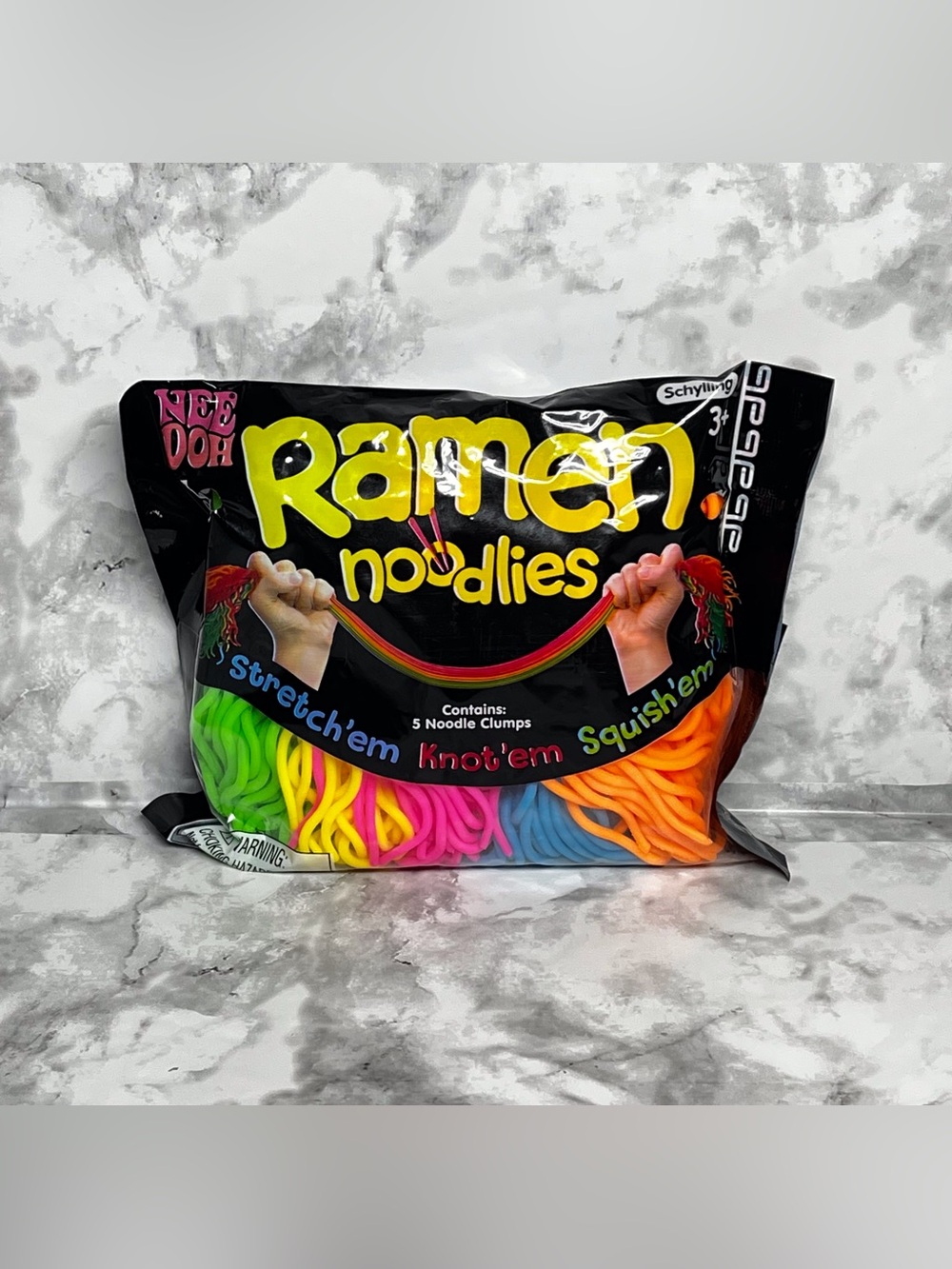 NeeDoh Ramen Noodlies Sensory Fidget Toy Nee Doh Stretchy Noodles New